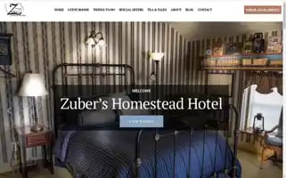 Zubershomesteadhotel.com Screenshot 2024-04-26 22:53:08