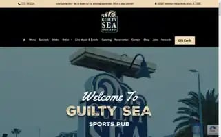 Guiltyseabeachbar.com Screenshot 2024-07-04 17:08:44