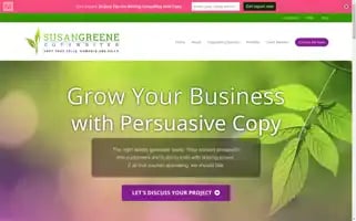 Susangreenecopywriter.com Screenshot 2024-05-14 03:48:06