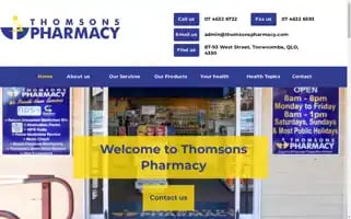Thomsonspharmacy.com.au Screenshot 2024-05-14 12:05:07
