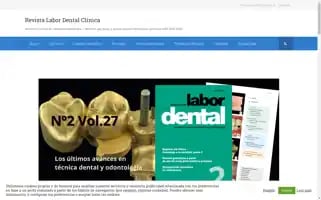 Revistalabordentalclinica.com Screenshot 2024-06-30 21:45:19