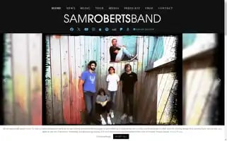 Samrobertsband.com Screenshot 2024-07-02 18:16:09