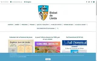 Bisbatlleida.org Screenshot 2024-07-04 09:58:37