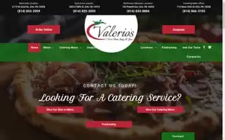 Valeriospizzeria.com Screenshot 2024-05-14 20:04:49