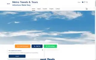 Metrotravels.co.uk Screenshot 2024-04-14 09:39:12