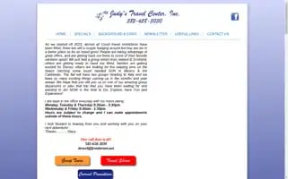 Judystravelcenter.com Screenshot 2024-04-17 07:29:41