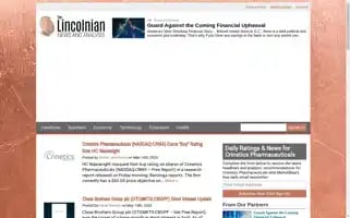 Thelincolnianonline.com Screenshot 2024-05-14 09:42:40