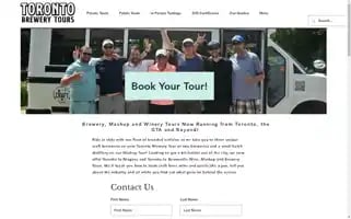 Torontobrewerytours.ca Screenshot 2024-04-22 11:44:00