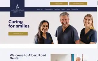 Albertroaddentalpractice.co.uk Screenshot 2024-06-16 10:04:41