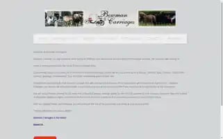 Bowmancarriages.com Screenshot 2024-06-13 00:31:56