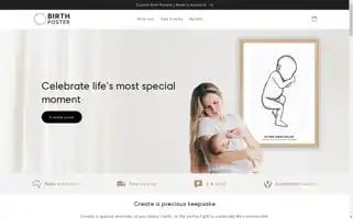 Birthposter.com.au Screenshot 2024-05-03 12:47:33