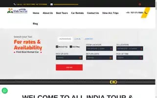 Allindiatourandtaxi.com Screenshot 2024-04-25 08:33:58