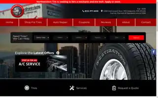 Northwesterntire.net Screenshot 2024-05-16 10:06:14