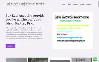 Suzhousteroidspowdersupplies.com Screenshot 2024-05-22 18:02:40