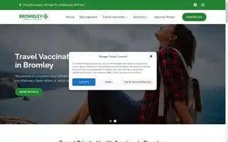 Bromleytravelclinic.co.uk Screenshot 2024-04-17 10:32:40