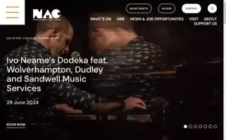 Newhamptonarts.co.uk Screenshot 2024-06-15 13:07:02