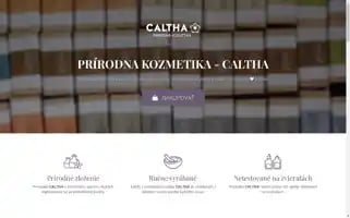 Kozmetika-caltha.sk Screenshot 2024-06-15 22:32:12