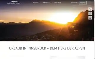 Innsbruck-hotels.at Screenshot 2024-04-22 12:18:10