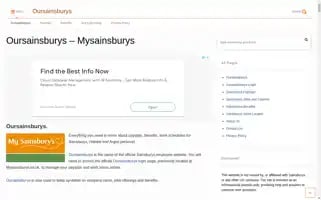 Oursainsburysuk.com Screenshot 2024-05-13 07:02:02