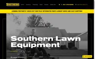 Southernlawnequip.com Screenshot 2024-05-16 18:11:50