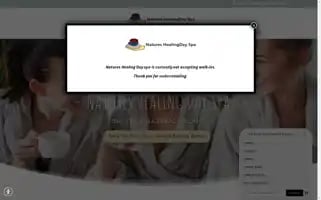 Natureshealingdayspa.com Screenshot 2024-05-16 09:28:39