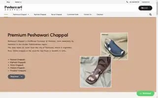 Peshawarichappals.store Screenshot 2024-06-29 08:52:06