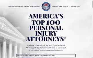 Top100personalinjuryattorneys.com Screenshot 2024-06-11 23:23:38