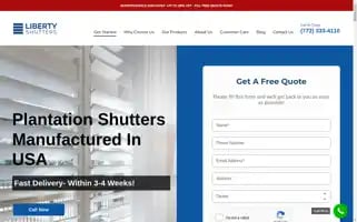 Libertyshutters.com Screenshot 2024-07-06 14:13:57