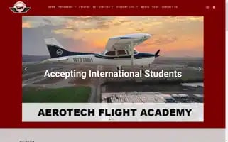 Aerotechflightacademy.com Screenshot 2024-04-24 08:42:08