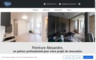 Peinture-alexandre.be Screenshot 2024-07-08 18:07:26