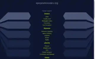 Epicpromocodes.org Screenshot 2024-05-09 14:26:51
