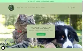 Thepetgreenpalace.com Screenshot 2024-05-03 21:20:09