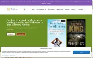 Theliteraryalcove.com Screenshot 2024-05-27 09:48:31