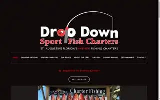 Dropdownfishingcharters.com Screenshot 2024-05-15 20:33:57