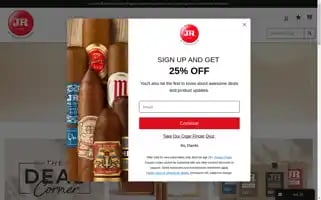 Jrcigars.com Screenshot 2024-05-12 13:34:16