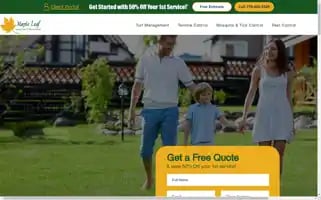 Mapleleaflawnandpest.com Screenshot 2024-07-06 00:38:27