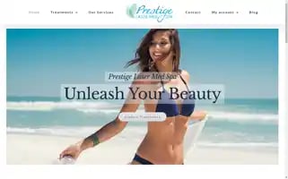 Prestigelasermedspa.com Screenshot 2024-07-09 14:17:57