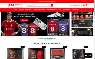 Aaasportsmemorabilia.co.uk Screenshot 2024-05-04 23:25:34