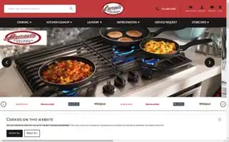 Larsonsappliance.com Screenshot 2024-05-16 05:11:33
