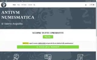 Antiumnumismatica.it Screenshot 2024-05-21 07:05:58
