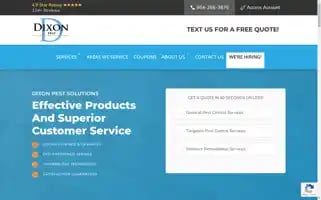 Dixonpestsolutions.com Screenshot 2024-05-15 20:13:18