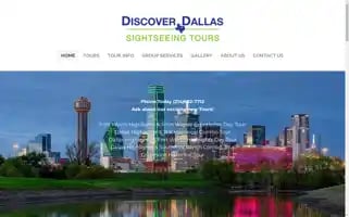 Discoverdallastours.com Screenshot 2024-04-18 05:25:18