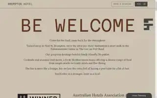 Bromptonhotel.com.au Screenshot 2024-04-18 10:39:23
