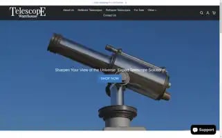 Telescopewarehouse.com Screenshot 2024-05-03 09:08:39