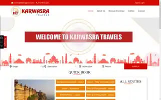 Karwasratravels.com Screenshot 2024-04-18 06:48:21