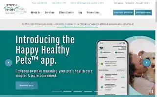 Deerfieldanimalcarecenter.com Screenshot 2024-07-04 14:37:43