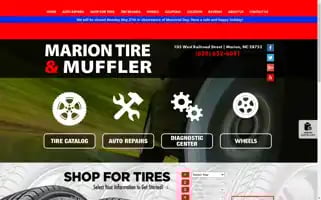 Mariontiremuffler.com Screenshot 2024-05-12 20:48:59