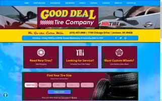 Gooddealtirecompany.com Screenshot 2024-05-09 22:33:08