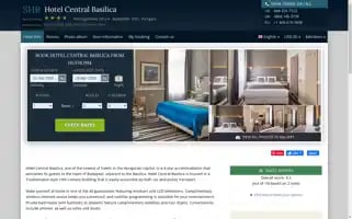Centralbasilicahotelbudapest.com Screenshot 2024-04-19 07:37:10