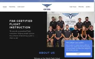 Fortworthflightschool.com Screenshot 2024-04-22 14:27:42